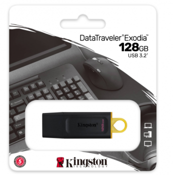 128GB USB3.2 Gen1 DTX/128GB Exodia KINGSTON