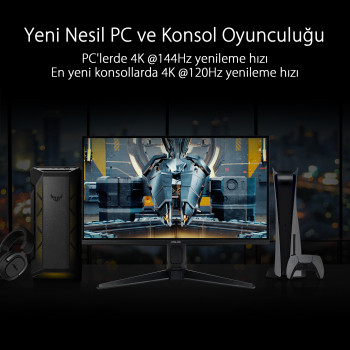 28 ASUS VG28UQL1A IPS UHD 1MS 144HZ DP HDMI