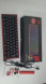 REDRAGON FiZZ RGB BLACK WIRED KEYBOARD RED(OUTLET)